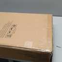 Fluted Nightstand, Farmhouse Night Stand with 1 Drawers, Mid Century Modern Side Accent Table,Bedside End Table for Bedroom, Living Room, Black