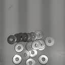 uxcell 20Pcs M10 Fender Washers, 304 Stainless Steel Flat Washer 34mm OD, 3mm Thickness, Metal Gasket for Screws and Bolts, White Wash