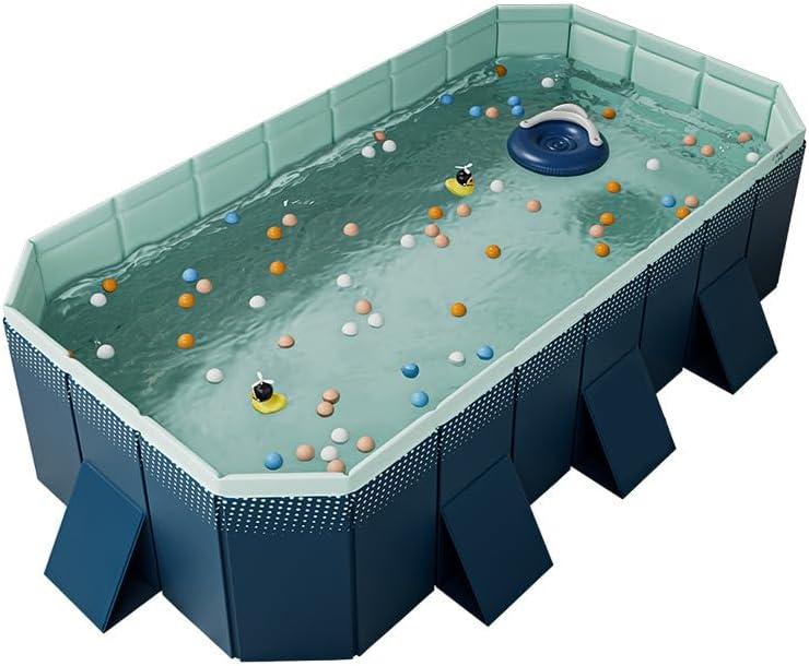 A Foldable Non-Inflatable Swimming Pool Suitable for Both Children and Adults. It is Easy to Set up and Serves as a Backyard Swimming Pool for Families and Pets to Enjoy The Fun of Summer. (157.48 in)