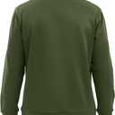 TACVASEN Men's Quarter Zip Pullover Sweatshirts Lightweight Fleece Lined Thermal Sweatshirts 1/4 Zip Golf Sweaters (XL)