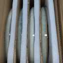 AmorArc Stoneware Dinnerware Sets for 4,Round Reactive Glaze Ceramics Plates and Bowls Set,Highly Scratch Resistant Dishware | Dishwasher & Microwave Safe Dishes Set, Service for 4 (12pc)