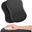 eulps Ergonomic Mouse Pad with Wrist Rest Support, Mousepad with Comfortable Memory Foam Wrist Rest and Non-Slip PU Base for Pain Relief, Computer, Laptop, Office, Home