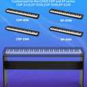 STRICH Piano Keyboard Stand, Wooden Furniture Stand, Compatible for CASIO CDP-S100/ CDP-S110/CDP-S160/EP-S120/EP-S130/EP-S320 Digital Piano 88 Keys, SKT-CS01 (Classic Black)