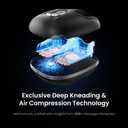 RENPHO Foot Massager Machine with Heat [2026 Upgraded], Shiatsu Foot Massager for Plantar Fasciitis, Birthday Day Gifts for Her Him, Cordless Control, FSA Eligible HSA Store Eligible, Black