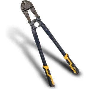 LIYU 18-Inch Industrial Bolt Cutter, Chrome Molybdenum Steel Forged, Overall Heat Treated, Rustproof Coating, Labor-Saving Cutting Tool, Anti-Slip Handle for Rebar, Steel Wire and Cable