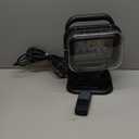 Remote Search Lights for Truck, Auto-Reset 360 Rotating Spot Light for Trucks, LED Marine Spotlight for Boat 6 Powerful Magnets Built-in 12V 24V (Black)