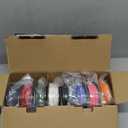 High Speed PLA Plus Filament 1.75mm, High Toughness Rapid PLA+ for Fast Printing up to 600mm/s, 8 Pack 250g Spool, Black+White+Grey+Olive Green+Blue+Pink+Orange+Red