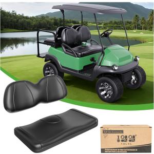 10L0L Golf-Cart-Front-Seat-Cushion & Backrest Assembly for Golf Cart Club Car Precedent (2004-2011), Seat Covers Replacement Kits, Comfortable Soft Premium Sponge Material, Black