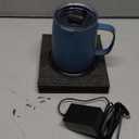 Smart Self Heating Coffee Mug,14oz Temperature Control Coffee Mug,Hot up to 150F,Rechargeable Heated Coffee Mug,Up to 6H Battery Life,Coffee Cup Warmer,Great Gift for Coffee Lovers,Dad,Mom (Blue)