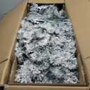 6 ft. Pre-Lit LED Flocked Snow Hinged Pine Artificial Christmas Tree with 250 White Lights
