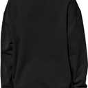 Women's Oversized Graphic Crewneck Sweatshirt Comfy Casual Basic Sweatshirts Pullover Tops (Black, L)