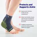 Neo-G Achilles Tendon Support With Silicone Tendon Cushion - Achilles Tendonitis Brace Ankle Support For Men And Women Targeted Ankle Compression Sleeve - Breathable - Active Plus (Medium)