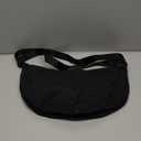 Nylon Crescent Crossbody Bag for Women Purses Trendy Men,Small Travel Sling Bag Hobo (Large, Black)