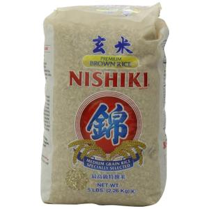 NISHIKI Premium Brown Rice, 5-Pound (EXP 11/07/25)