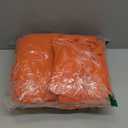 PurpleEssences Set of 12 Cloth Dinner Napkins 100% Cotton 18x18 Inch - Soft Durable Washable - Ideal for Farmhouse Party Fall Thanksgiving - Perfect Everyday Use Table Linen - Orange