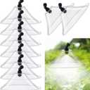 Rossesay 10 Pcs Drift Guard with Flat Sprayer Nozzle Spray Shield for Most Backpack Sprayer Prevents Fine Droplets from Drifting, Suitable for Farm Garden Lawn Use (14.76 x 5.31 x 5.51 Inch)