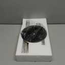 SMARTAKE Paper Towel Holder, Paper Towel Dispenser Standing Weighted Base Non Slip, Spring Arm for Easy Tear, Stainless Steel Paper Towel Holder for Home Kitchen Countertop Tabletop, Silver