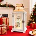 Memorial Gift for Loss of Sister Memorial Lantern Sympathy, Remembrance,Bereavement Gifts for Loss of Sister with LED Candle