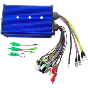 yuandai Intelligent Brushless Controller 48V 60V 72V 84V 2000W Maximum Current 45A Aluminium Alloy E-Bike Brushless Motor Controller for Electric Bicycle Scooter, silver