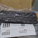 Mavivegue Book Shelf, 12 Cube Storage Organizer, DIY Bookcase, Metal Bookshelf,Tall Book case for Bedroom, Living Room,Office,Closet, Black Cubicle Rack