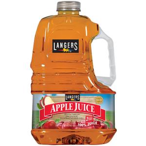 Langers 100% Juice, Apple, 101.4 Fl Oz (Pack of 4) BB Date: 2/10/26