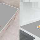 AECHY Silicone Mats for Kitchen Counter 36"x24"x0.08" + Extra Large Silicone Mat 47"x23.6"x0.08", Dark Gray