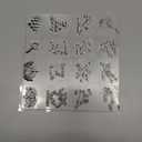 CHGCRAFT Cat Polymer Clay Texture Sheets Moon Stars Texture Stamp Sheets Silicone Texture Stamp Clay Texture Mat Texture Sheets for Polymer Clay Jewelry and Clay Earrings Tools