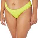 Amazon Essentials Women's Side Tab Bikini Swimsuit Bottom (XX-Large, Lime Green)