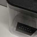 Moforoco 3 Pack Laundry Pods Container, Clear Laundry Room Organization Containers,Large Detergent Powder Storage, Black Wooden Lids & Labels, Acrylic Pods Holder