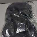 Amazon Essentials Men's Performance Cotton Cushioned Moisture Control Socks, Athletic Crew, Breathable, 6 Pairs (Black)