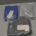 3 Pack Urine Bag Shorts for Men, Ostomy Drainage Bag Underwear, Incontinence Care Trousers, Catheter Bag Shorts, XL (Gray/Dark Gray/Blue for Men)