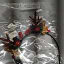 Catery Light Up Christmas Headbands Reindeer Antlers Headband Christmas Hair Accessories for Women