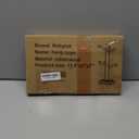 Mug Tree Set of 2 | 13.5"x7"x7", 6 Hooks Cup Holder with Thick Rubberwood Base, Wooden Coffee Mug Holder Stand for Countertop, Kitchen Table, Cup Organizer Rack for Mugs or Utensils (Black)