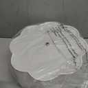 13.3"Semi Flush Mount Ceiling Light Fixture, 3-Light Modern Close to Ceiling Light With Fabric Flower-Shaped Shade, Light Fixtures Ceiling Mount for Bedroom Nursery Kids Room Living Room(Gold)