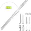 Upgraded 5304509487 Microwave Wall Mount Bracket Plate with Hardware Screws Bolts, Compatible with Frigidaire Crosley Kenmore Microwave, Replaces 5304488426 2691361 PS5136284