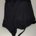 SHAPELLX Womens Shapewear Tummy Control Thong Slimming Body Shaper Seamless Compression Top Waist Boning Corset Bodysuit (Medium-Large, Black)