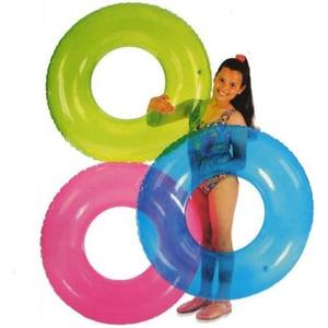 Intex 59260EP Colorful Transparent Inflatable Swimming Pool Beach Tube Raft