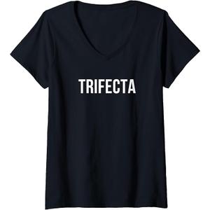 Women's Trifecta V-Neck T-Shirt, S