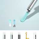 Bebird Replacement Tips Ear R1-8 PCS Waterproof Silicone Ear Spoon for Wet/Dry Earwax Cleaning - BEBIRD Original Ear Cleaner Tips Set for W3/R3/T15/X3/D3Pro/M9 (New Spiral Structure)