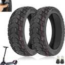 10.5x2.75 Tubeless Tire 10 Inch for Segway Ninebot P65 P100 P100S Electric Scooter, Self Repairing, Thicken Tires, Non-Slip, Spare Wheels for Kickscooter Accessories, Type 2, 2 Pack