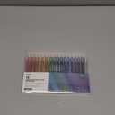 Grabie Jumbo Glitter Gel Ink Pen Set Of 18, Metallic Vibrant Sparkle Gel Pens for Coloring, Sparkle Markers, Glitter Pens for Adults (18 Colors Jumbo Gel Pens)