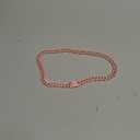 LEIFIDE Dog Chain Collar Diamond Link Puppy Collar 12 mm Wide Dog Necklace Metal Cat Chain Pet Crystal Necklace Jewelry Accessories for Small Medium Large Pet(20 Inch,Rose Gold, Pink)