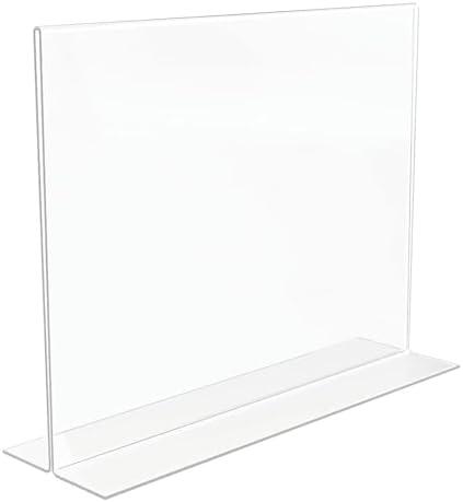 Staples Sign Holder, 11" x 8.5", Clear Plastic (ST16646)
