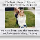 Family Picture Frame 8x10, Family Photo Frame, Inspirational Relationship Gifts for Family Friends Sisters Coworkers Boss, The Best Things in Life Are the People We Love Photo Frame 5X7