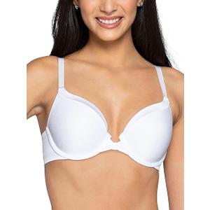 Vanity Fair Women's Illumination Front Closure Bra, 3-Way Convertible Straps, Lightly Lined Cups, Size 34