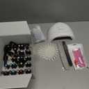 VANREESA Gel Nail Polish Kit with U V Light 53 Pcs Gel Polish Nail Set 36 Trendy Colors Nail Polish Set + Base and 4 Effects Top Coat with Manicure Tools Complete Nail Kit Gifts for Women Girls (Fantasy Party)