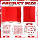 Amyhill 6 Sets 24" x 16" Senior 2027 Cheer Trifold Poster Board Table Decor, 24 X 16 Inches Unfolded, 12 X 16 Inches Folded