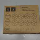 Cat/Pet Water Fountain Filters, 12 Pieces Set Pack of 8 Replacement Filter Fit for 81oz/2.4L, 3 Filtration System with 4 Pre-Filter Sponges