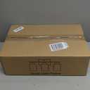 Brushed Nickel Bathroom Light Fixtures with Milk Glass Shades, Eye-Friendly 3 Light Vanity Lights for Bathroom, Vanity Lights with E26 Socket (Bulbs Not Included), for Mirror, Bedroom, Hallway