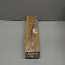 2 Pack Black Curtain Rods for windows 32 to 48 inch, 5/8 inch Splicing Heavy Duty Metal Curtain Rod Set with Brackets